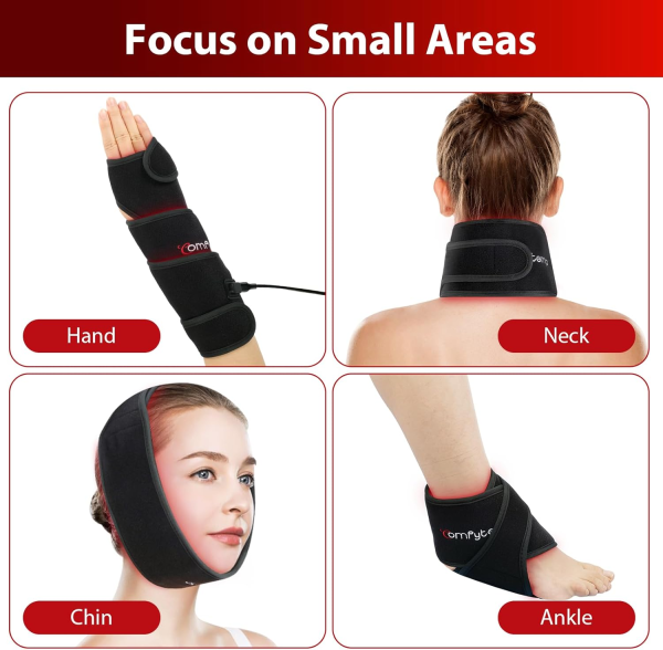 37” Red Light Therapy Wrap – Infrared Belt for Neck, Knee, Hands & Joint Pain Relief - Image 2