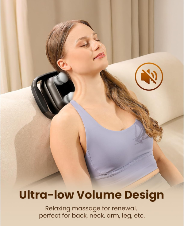 TheraPanel 4-Head Massage Gun – Deep Tissue Massager for Back, Neck & Shoulders - Image 8
