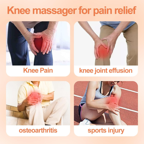 Pro+ 4-in-1 Cordless Knee Massager – Red Light, Heat & Vibration Therapy for Pain Relief - Image 6