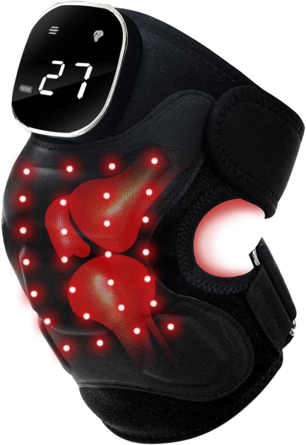 Wireless Red Light Therapy Knee Brace – Infrared & Massage for Joint Pain Relief (660nm & 850nm)