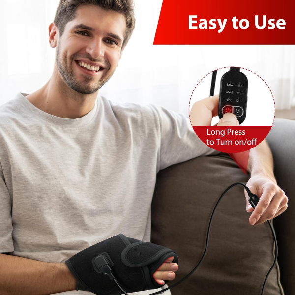 37” Red Light Therapy Wrap – Infrared Belt for Neck, Knee, Hands & Joint Pain Relief - Image 3