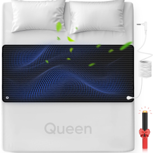Grounding Mat for Bed – Indoor Grounding Pad for Sleep, Pain & Stress Relief (27” x 60”)