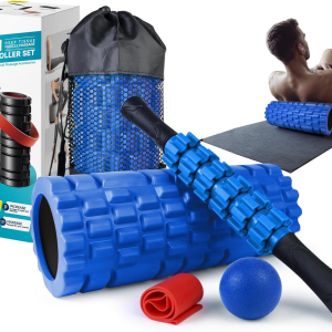 5-in-1 Foam Roller Set – Deep Tissue Muscle Massage & Myofascial Release