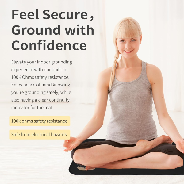 Grounding Mat Kit – 2-Pack Grounding Therapy Mats for Sleep, Stress & Inflammation Relief (24” x 16”) - Image 6