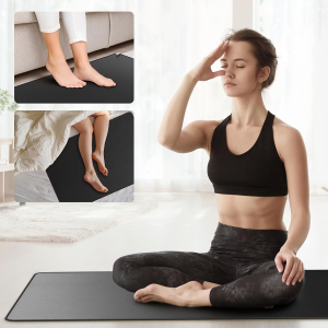 Grounding Mat – Multi-Purpose Grounding Pad for Sleep, Foot Therapy, Yoga & Wellness (35.4” x 23.6” / 90 cm x 60 cm)