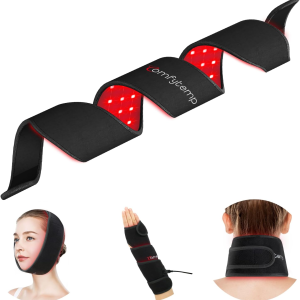 37” Red Light Therapy Wrap – Infrared Belt for Neck, Knee, Hands & Joint Pain Relief