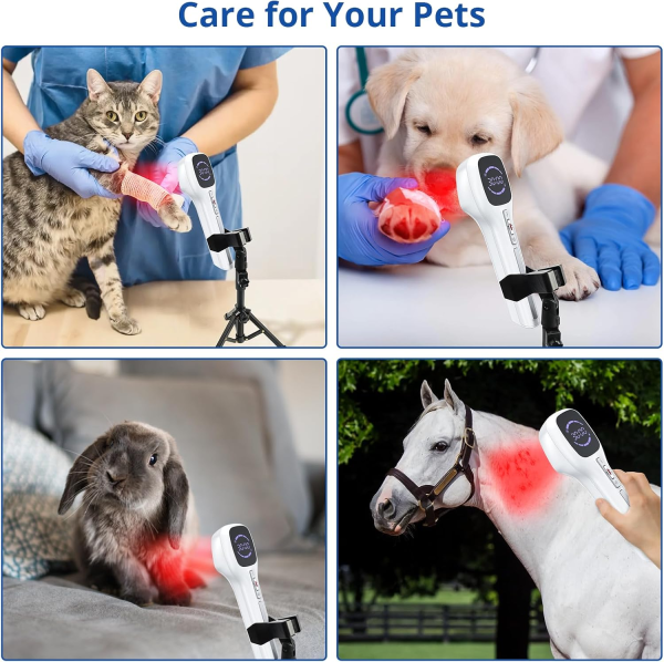 Handheld Red Light Therapy Device – Infrared Pain Relief for Joints, Muscles & Pets with Adjustable Power & Timer - Image 6