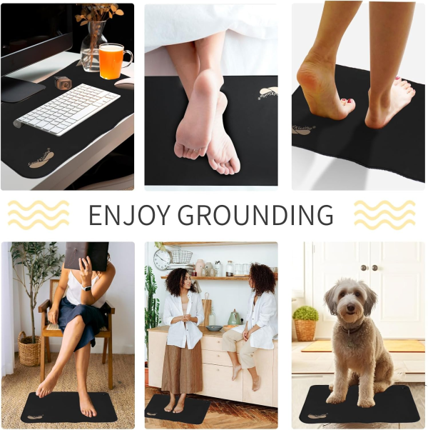 Grounding Mat Kit – 2-Pack Grounding Therapy Mats for Sleep, Stress & Inflammation Relief (24” x 16”) - Image 5