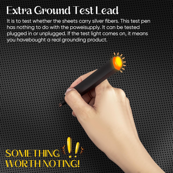 Grounding Mat for Bed – Indoor Grounding Pad for Sleep, Pain & Stress Relief (27” x 60”) - Image 5