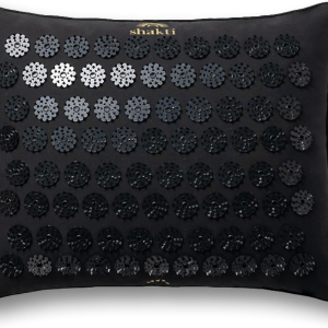 Premium Acupressure Pillow, Original Intensity in Shakti Black, Massage Muscles, Aid Sleep & Unlock Inner Tension | Similar to Acupuncture, No Needles Required