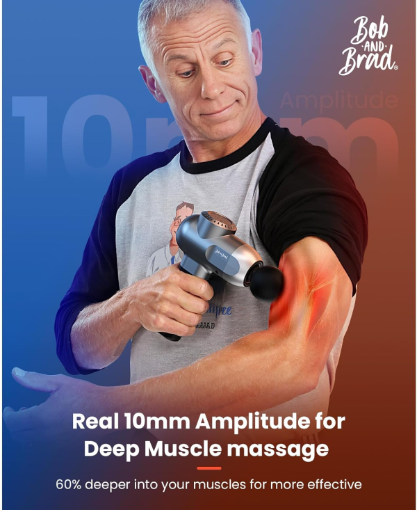 C2 Pro Massage Gun – Heat & Cold Therapy, Deep Tissue Percussion Massager - Image 4