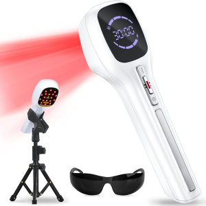 Handheld Red Light Therapy Device – Infrared Pain Relief for Joints, Muscles & Pets with Adjustable Power & Timer