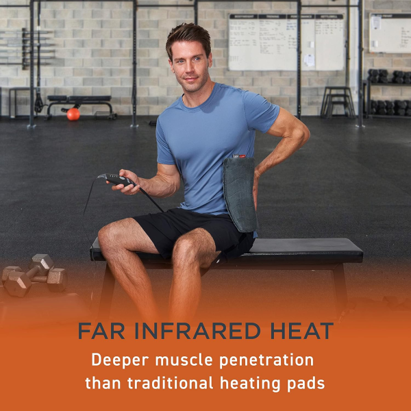 PureRelief Pro XL Far Infrared Heating Pad – Deep Heat Therapy for Back, Neck, Shoulder & Knee Pain - Image 2
